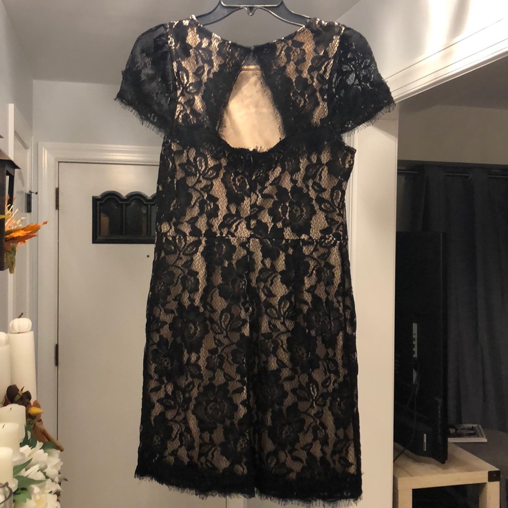 NWOT Forever 21 black lace dress - Picture 2 of 3